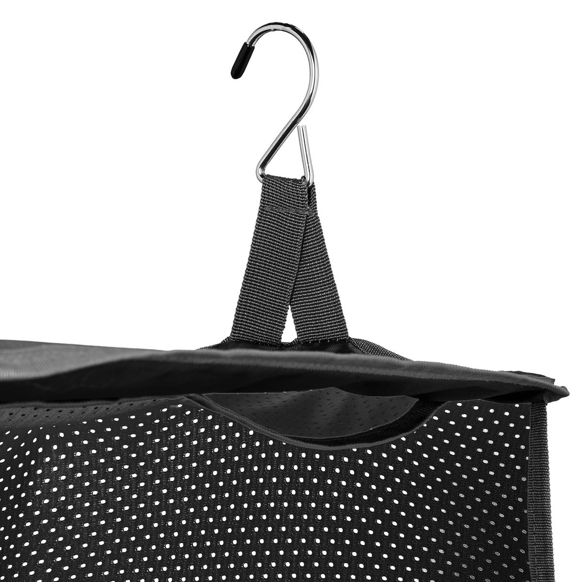 GEPÄCK-ORGANIZER - Schwarz, Textil/Metall (44/55/30cm) - Relaxdays