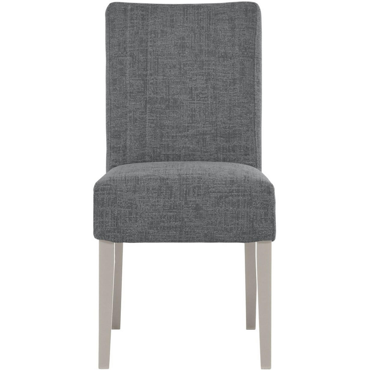 STUHL FREYA mit kaschmirfarbenen Holzbeinen, Polsterstuhl, Dunkelgrau - Kaschmir/Dunkelgrau, Holz (47/94/42cm) - Beautysofa