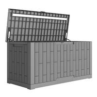 GARTENBOX Kunststoff Grau - Grau, Kunststoff (56/62/122.5cm) - Outsunny