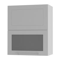 KÜCHENHÄNGESCHRANK Kvantum W8BS/60 Dust Grey Matt / Weiß Matt 60 / 32,5 / 72cm - Weiß/Grau, Holz/Holzwerkstoff (60/72/32.5cm) - Feldmann-Wohnen