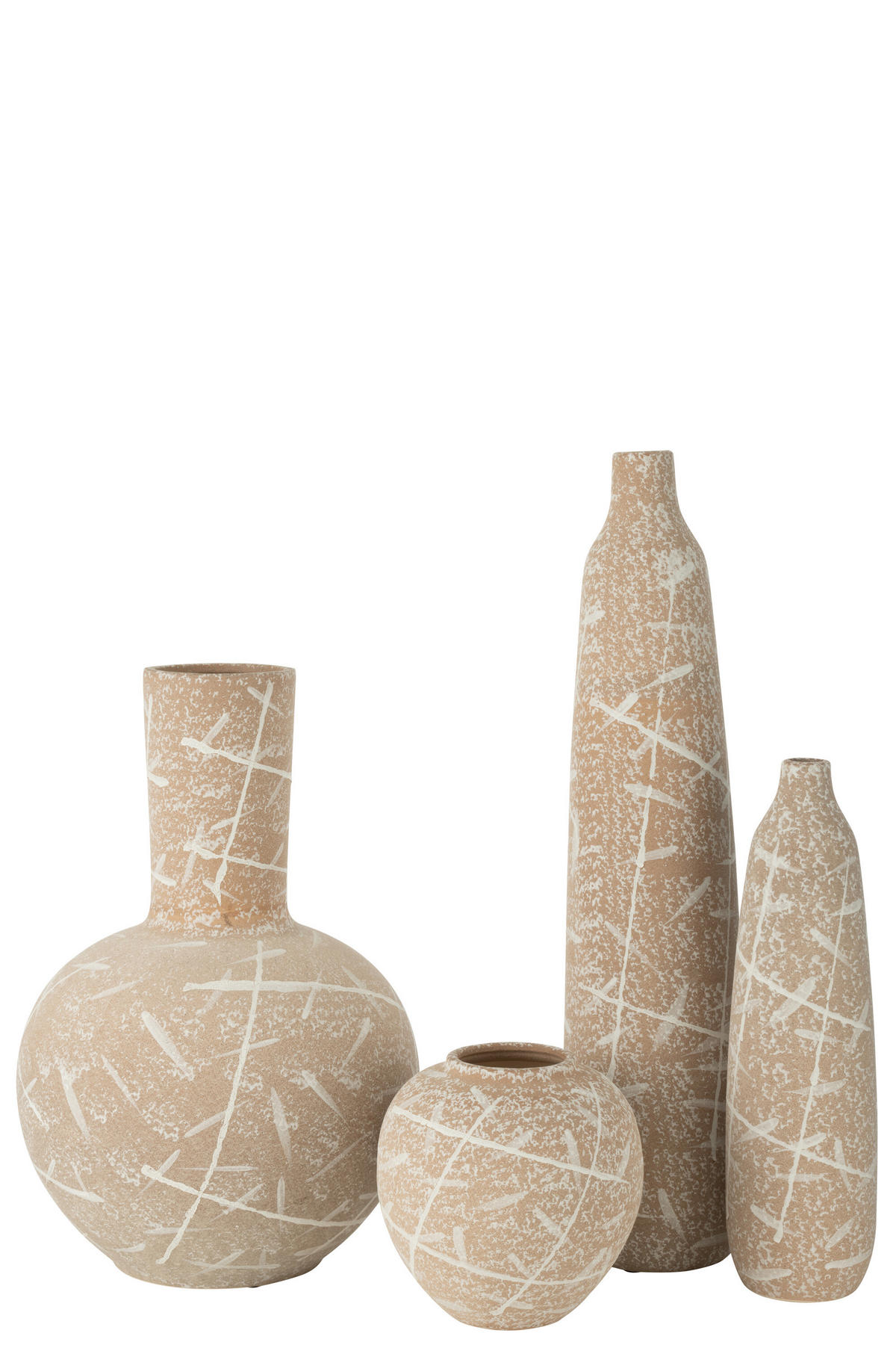 VASE DUNE - Töpferei - Multi - Ø 34 cm - Multicolor, Keramik (52cm) - J-Line