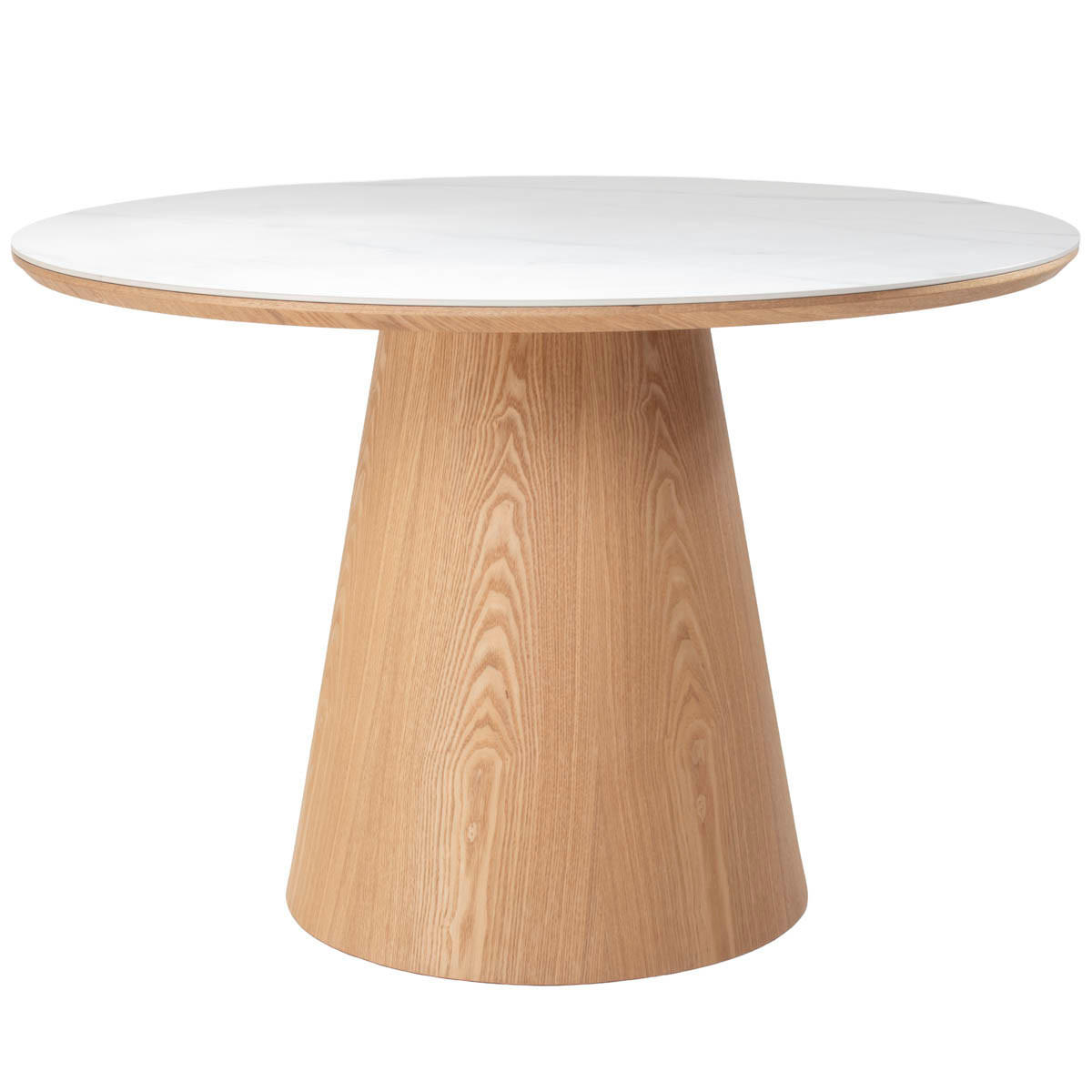 ESSTISCH aus Keramik 115x115x77cm, natur - Braun, Holz (115/115/77cm) - Giga Meubel