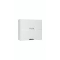 HÄNGESCHRANK W80GRF/2 - KENDRO - Funktionales Design Konzept - Weiß, Holz/Metall (80/72/30cm) - ROYAL24_MARKT