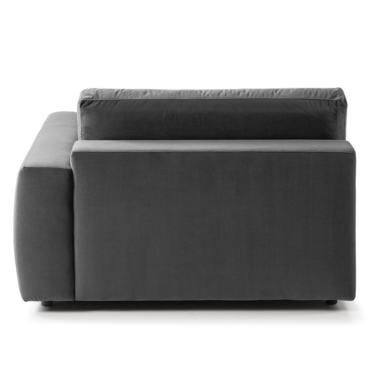 MODULLONGCHAIR - Grau, Textil (126/80/182cm) - home24