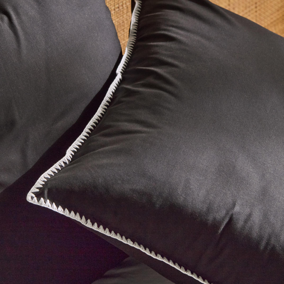 BETTWÄSCHE Tanger - Schwarz, Textil (200/220cm) - home&you