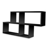 WANDREGAL ERNIE Schwarz 100/20/53 cm - Schwarz, Holzwerkstoff (20/53/100cm) - Coemo