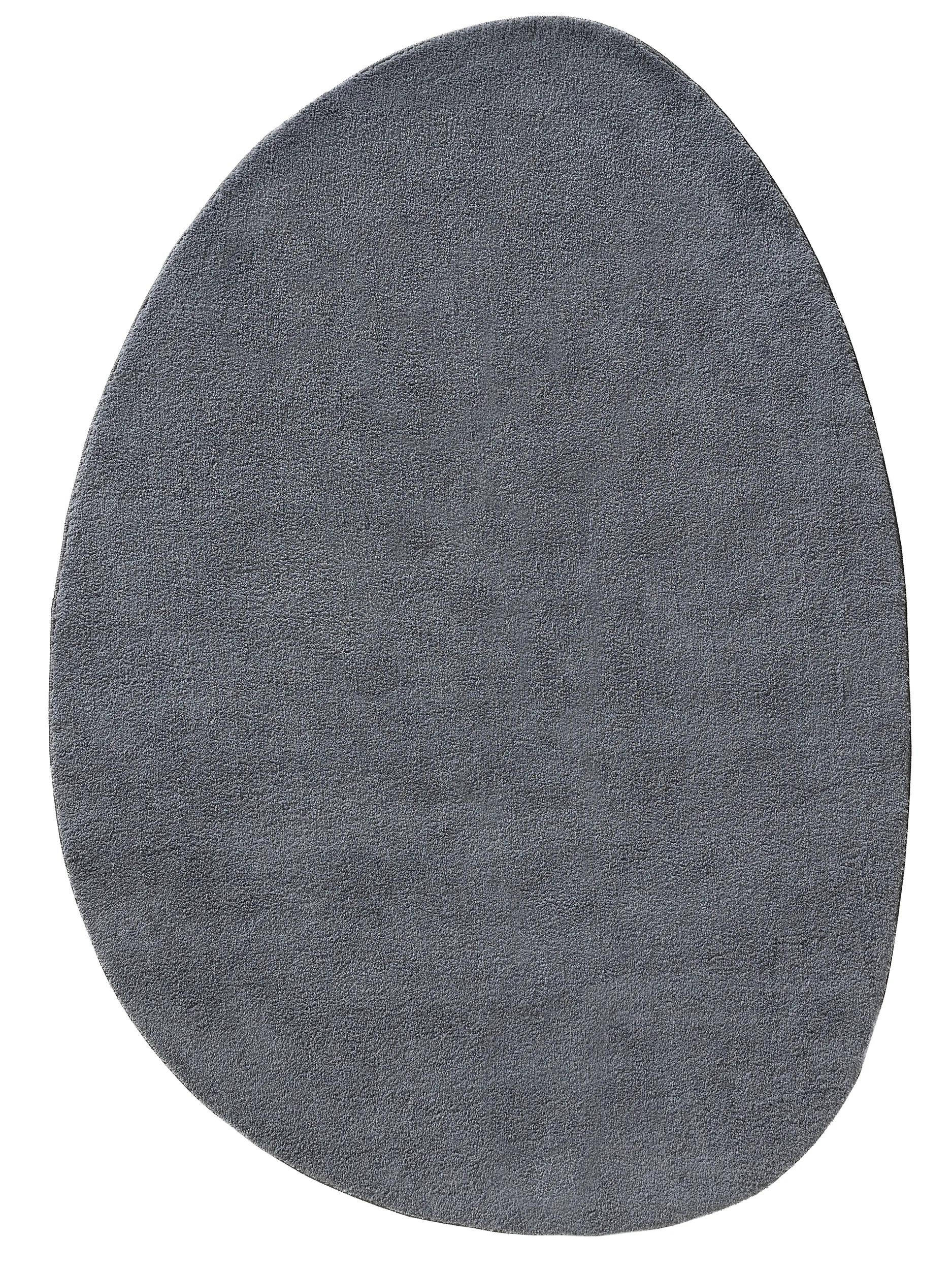 benuta Teppich Anthrazit 80x110 cm