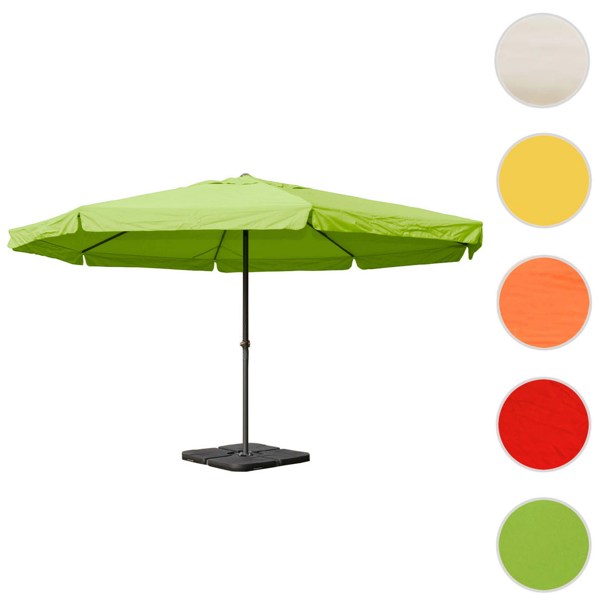 SONNENSCHIRM PRO Grün - Grün, Textil (500/500cm) - MCW