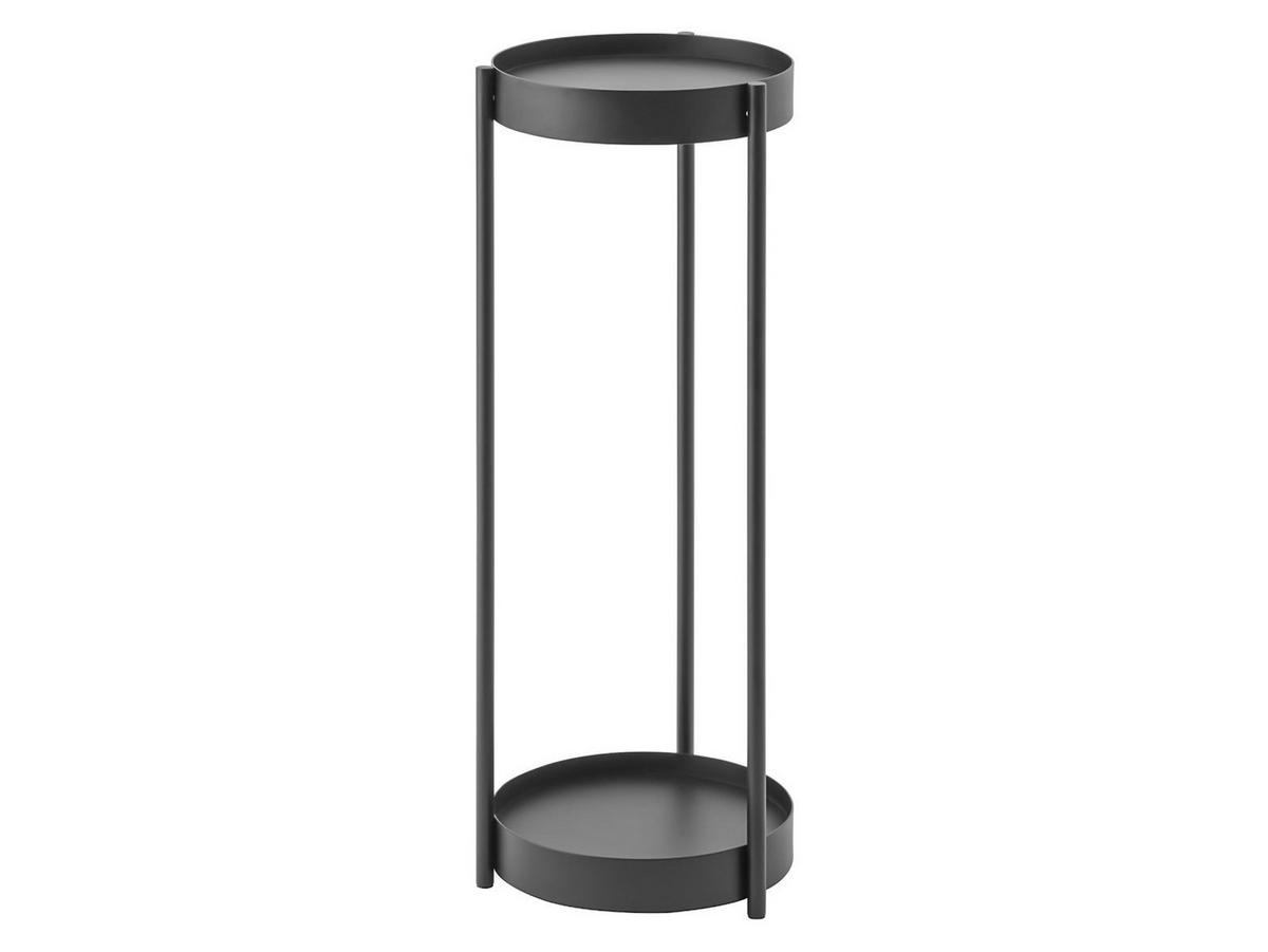 PFLANZEN-STÄNDER Tower schwarz 26/70/26 cm - Schwarz, Metall (26/70/26cm) - Yamazaki