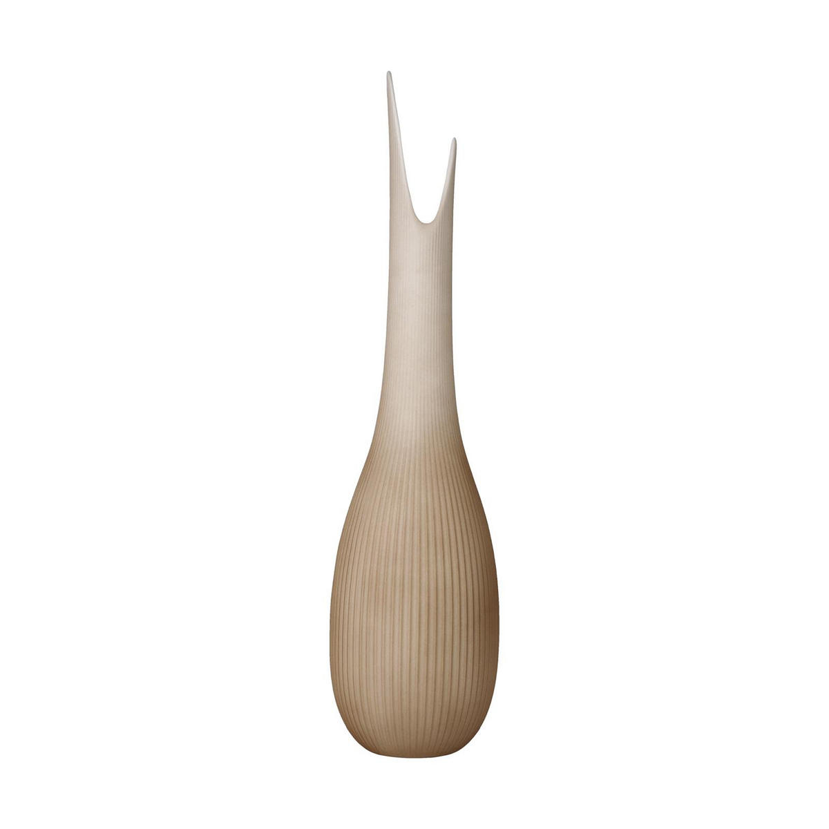 VASE Studio 8 Raindrop beige 41 cm - Beige, Keramik (41cm) - Goebel