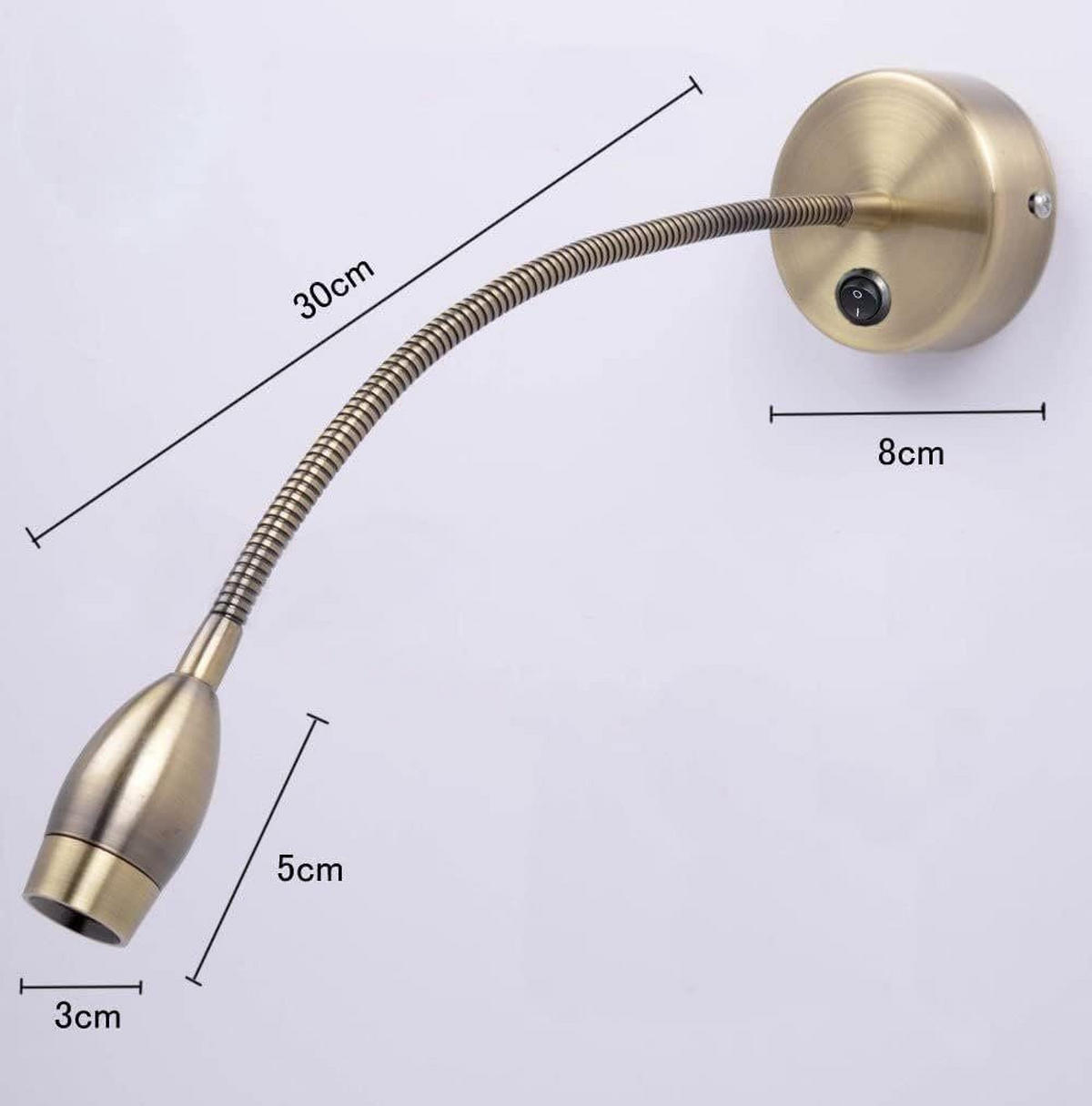 NÁSTĚNNÉ LED svítidlo Yarosh 30/8/3cm (sada 2 ks) - hnědá, kov (8/3/30cm) - Nettlife