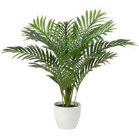 KUNSTPFLANZE Palme 60 cm Grün - Grün, Kunststoff (20cm)