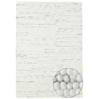 HANDWEBTEPPICH Anden 140x200 cm - Hellgrau, Textil (140/200cm) - Rug and Roll