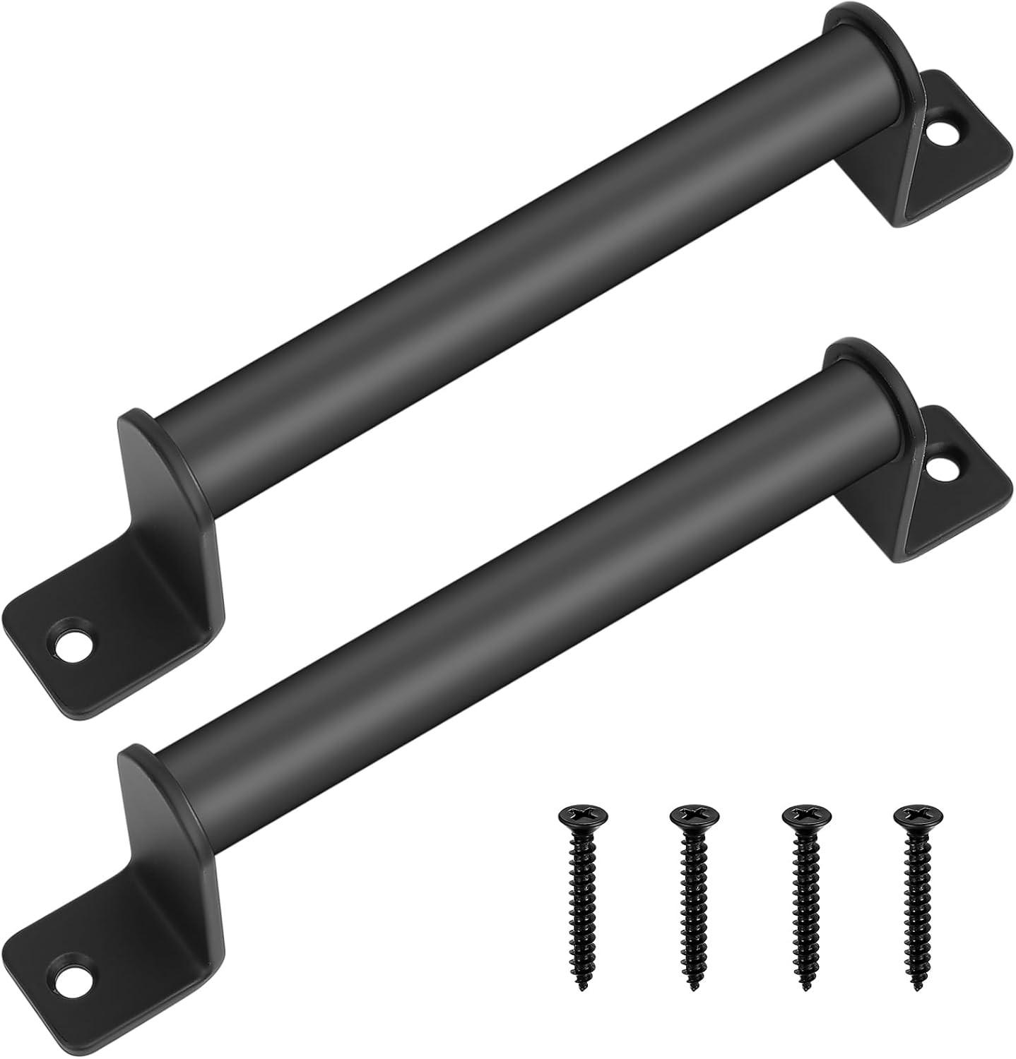 MÖBELGRIFF , 2er-Set Schiebetürgriffe , innen und außen - Schwarz, Metall (19/20/20cm) - BELZ