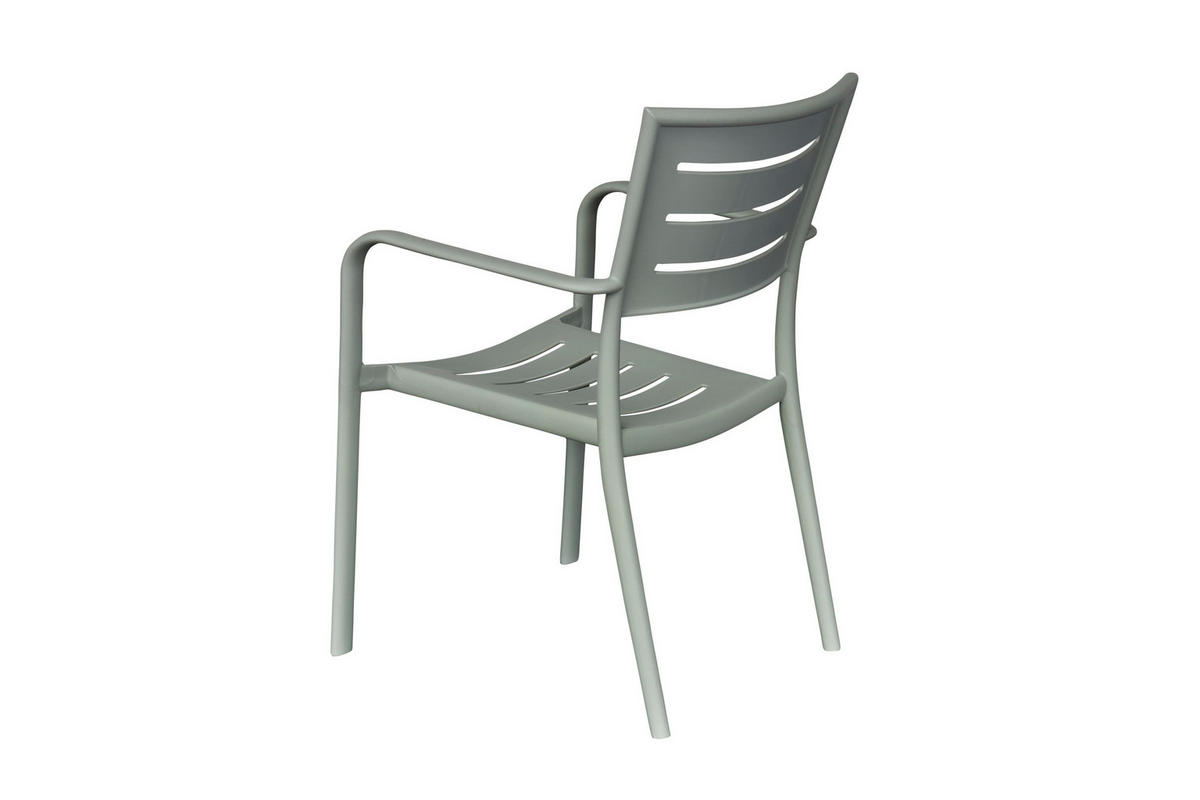 STAPELSTUHL Moroni 56x53x79 cm, Kunststoff, Grün - Grün, Kunststoff (53/79/56cm) - dasmöbelwerk