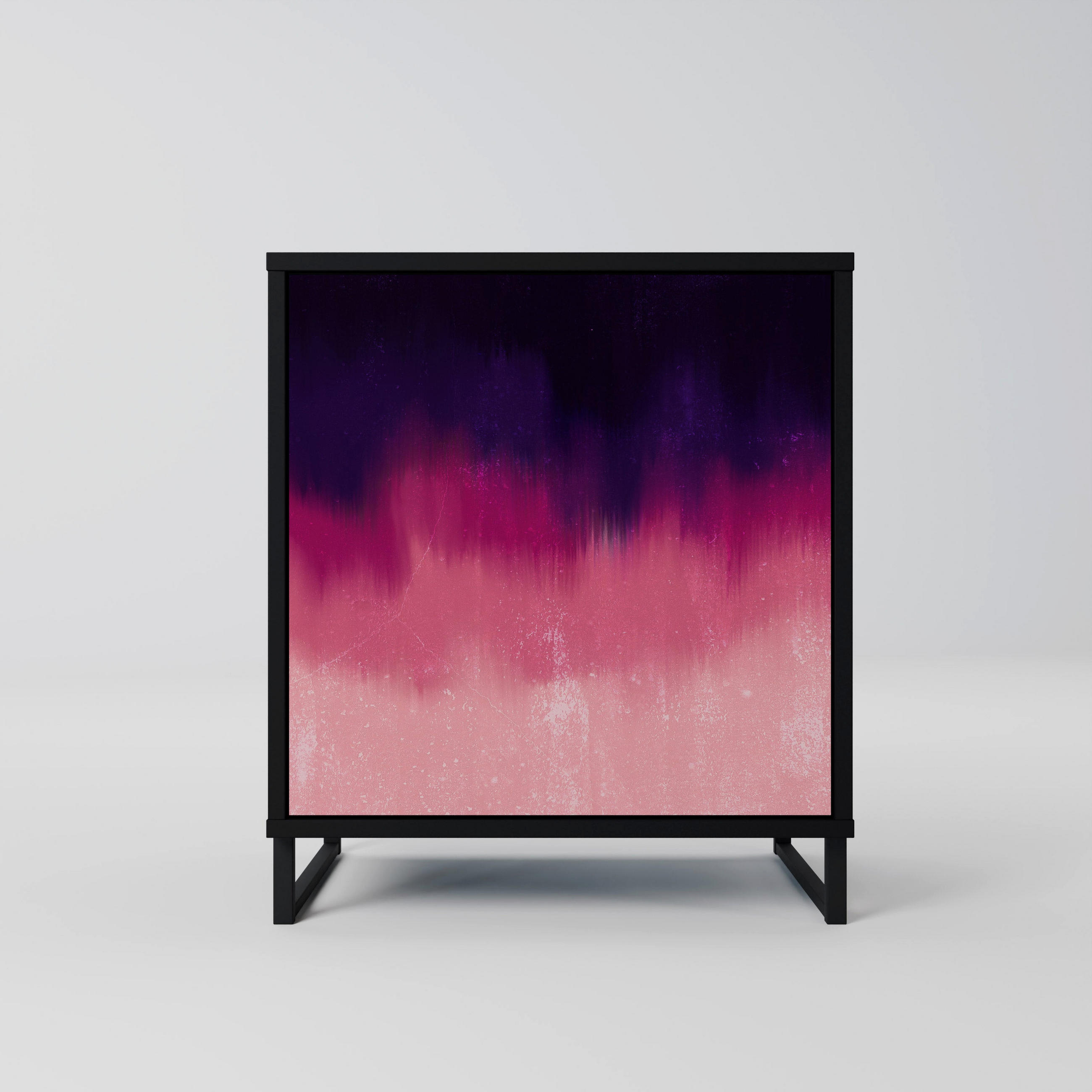SpaceRebels Sideboard Schwarz 57.5x67.5x42 cm