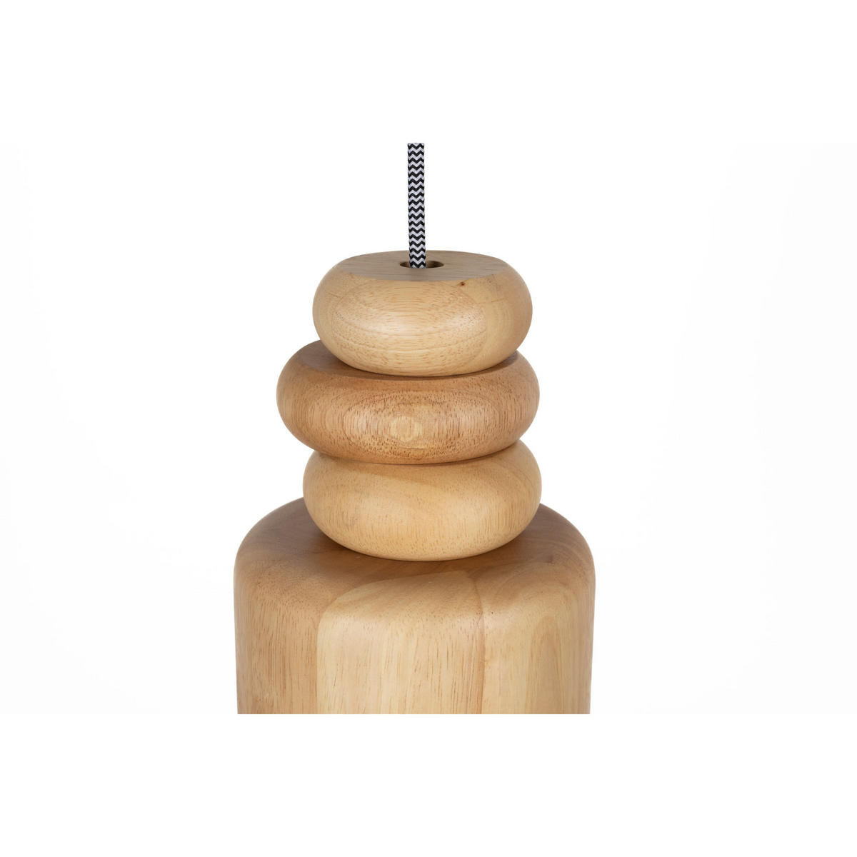 PENDELLEUCHTE Dicky Eiche - Braun, Holz (14/14/152cm) - Zuiver