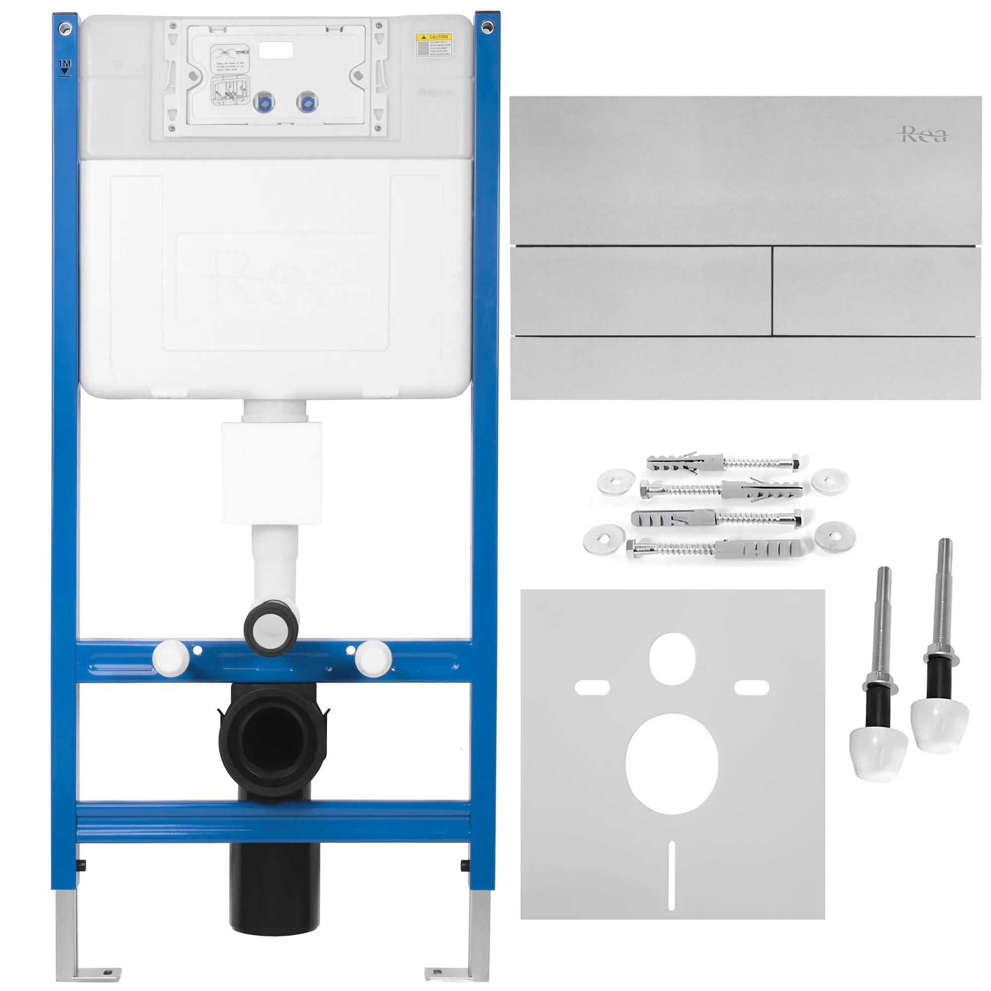 REA Vorwandelement Edelstahl 52.5x103.5x103.5 cm