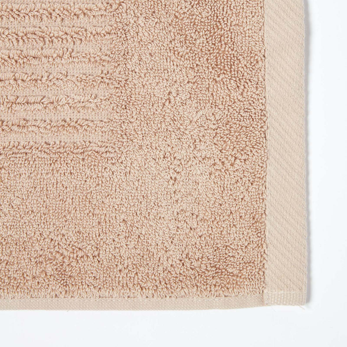 BADEMATTE Imperial 50/80 cm, Baumwolle - Beige, Textil (50/80cm) - Homescapes