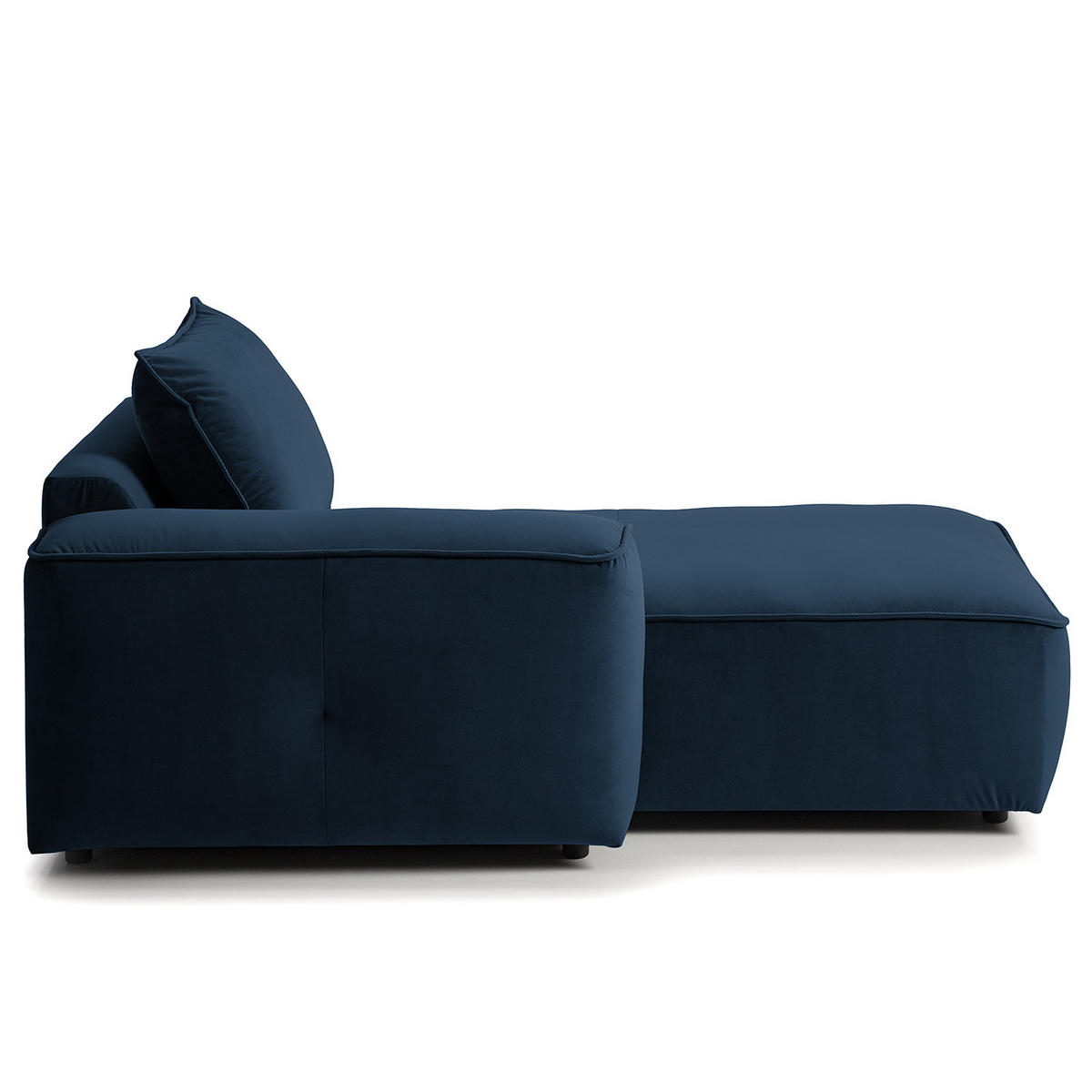 MODULLONGCHAIR - Dunkelgrau, Holz/Textil (170/82/105cm) - home24