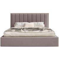 POLSTERBETT Togents Braun mit Chenillebezug, 180x200 cm - Braun, Textil (180/200cm) - Selsey