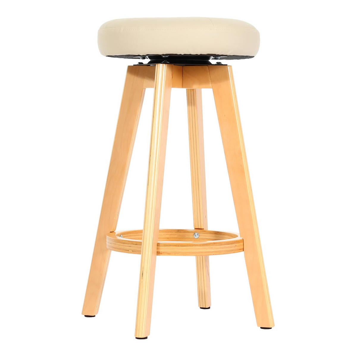 BARHOCKER Cremeweiß 2er-Set - Weiß, Holz (45/67/45cm) - MCW