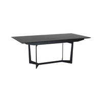 ESSTISCH schwarz - Schwarz, Holz/Metall (100/200/76cm) - ebuy24