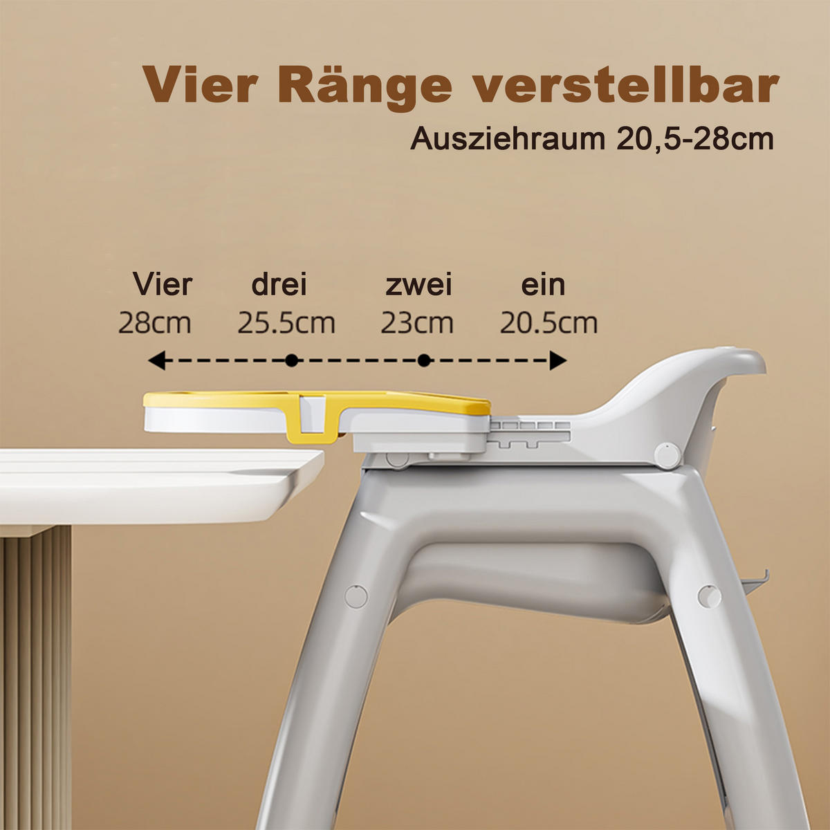HOCHSTUHL DE-36243 5-Punkt-Gurten Grau - Grau, Kunststoff (76/96/59cm) - ComfortXL