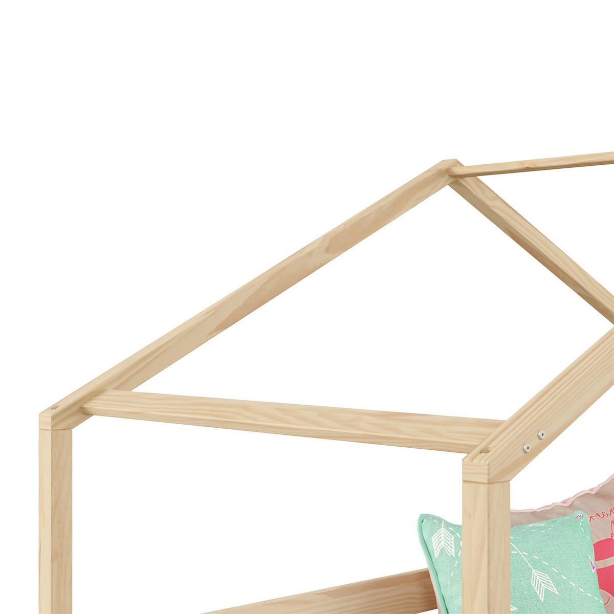 HAUSBETT RENA 90X200 CM - Naturfarben, Holz (96/138/206cm) - IDIMEX