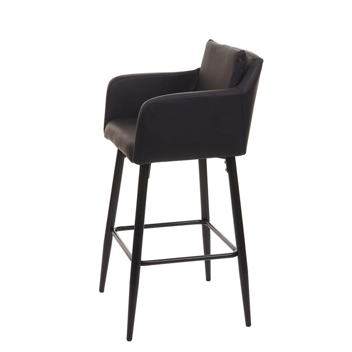 BARHOCKER Schwarz 2er-Set - Schwarz, Textil (54/105/53cm) - MCW