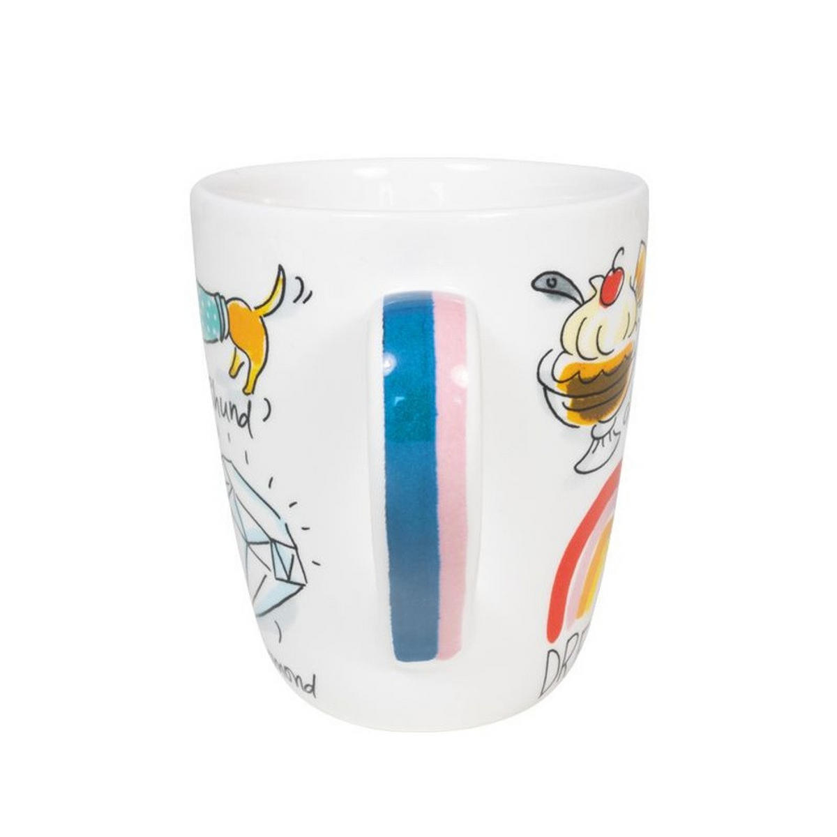 BECHER Love Letter D 0,35L in Bunt - 350 ml - Multicolor, Keramik (0.35L) - Blond Amsterdam