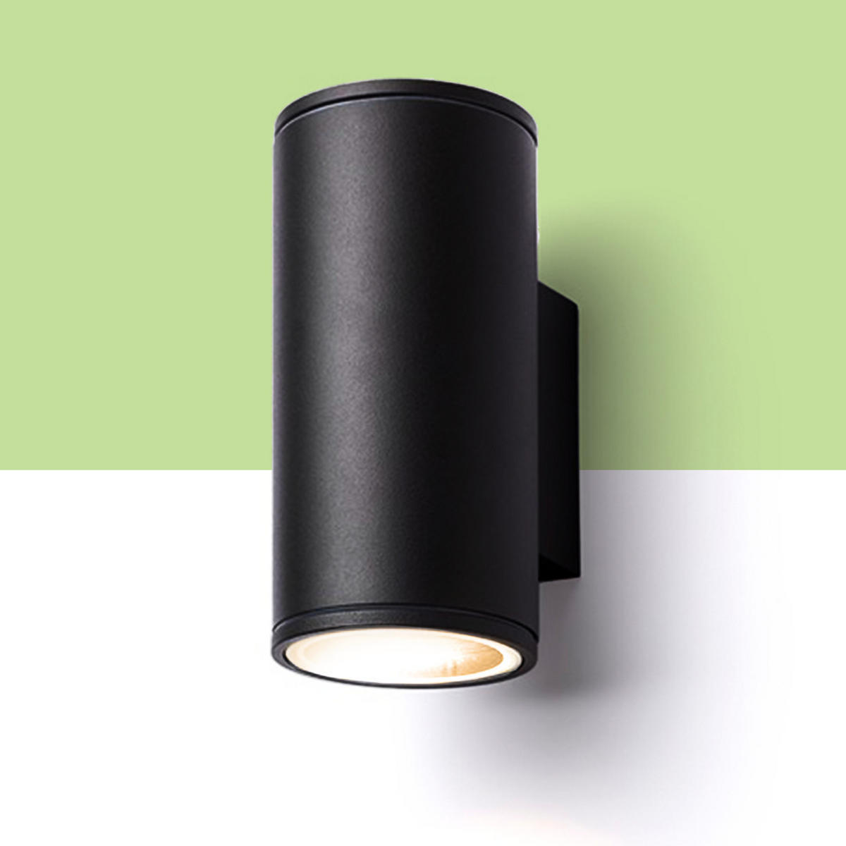 AUSSENLEUCHTE LIZZI II Anthrazitgrau 16 W IP54 - Grau, Metall (15/15/30cm) - Rendl