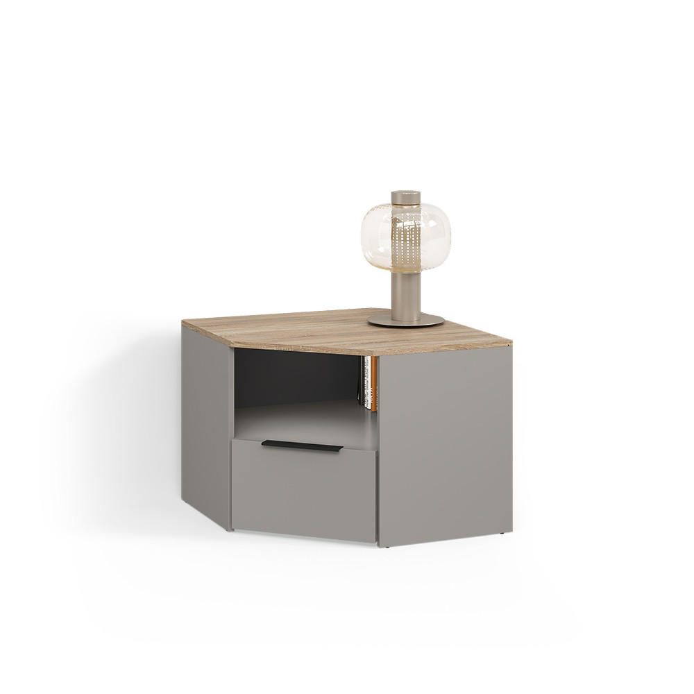 Livinity® NÍZKÝ NÁBYTEK POD TELEVIZI Piave Greige 68 x 50 cm