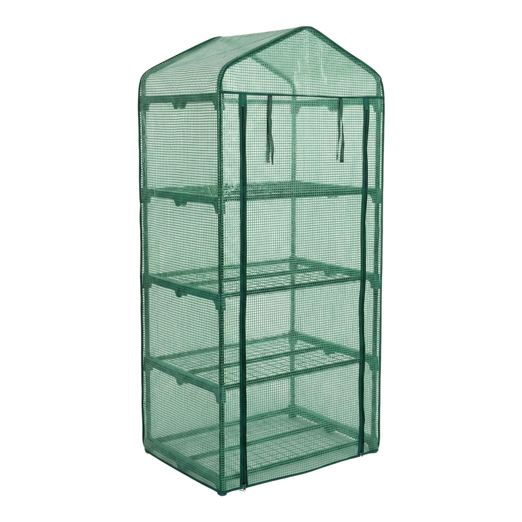 FOLIENGEWÄCHSHAUS Edenia 68 x 49 x 158 cm - Grün, Kunststoff (49/158/68cm) - EDENIA