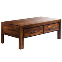 COUCHTISCH Sheesham 115x65x45 braun lackiert METRO LIFE #105 - Braun, Holz (115/65/45cm) - Massivmoebel24