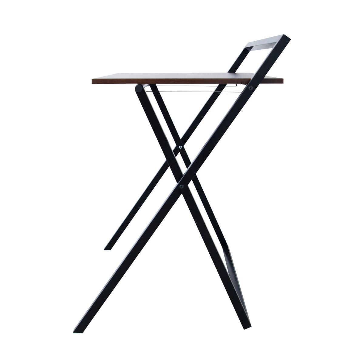BÜROTISCH Schwarz - Schwarz, Holzwerkstoff (102.9/85.1/102.9cm) - Teamson Home