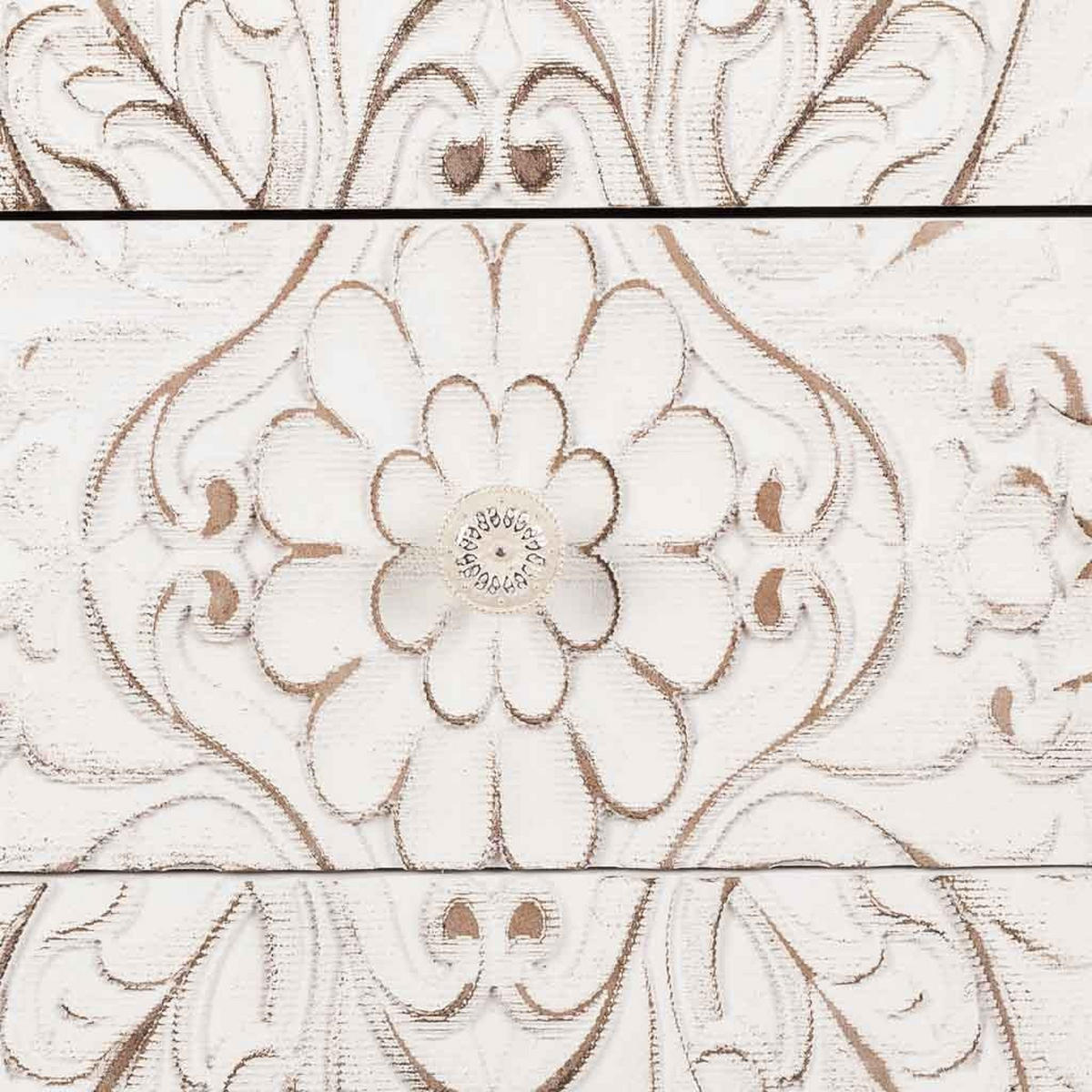 NACHTTISCH aus Holz, weiß, 46x33x67cm - Weiß, Holz (46/67/32.5cm) - Wanderlust