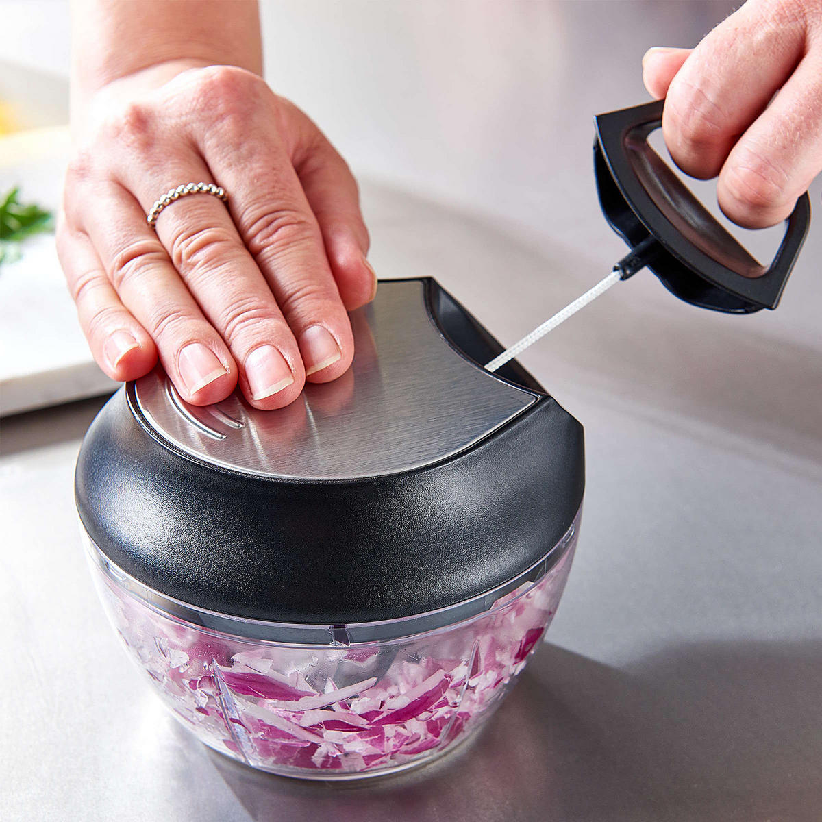 MULTIZERKLEINERER Chop - Transparent, Metall (13/10/13cm) - Butlers