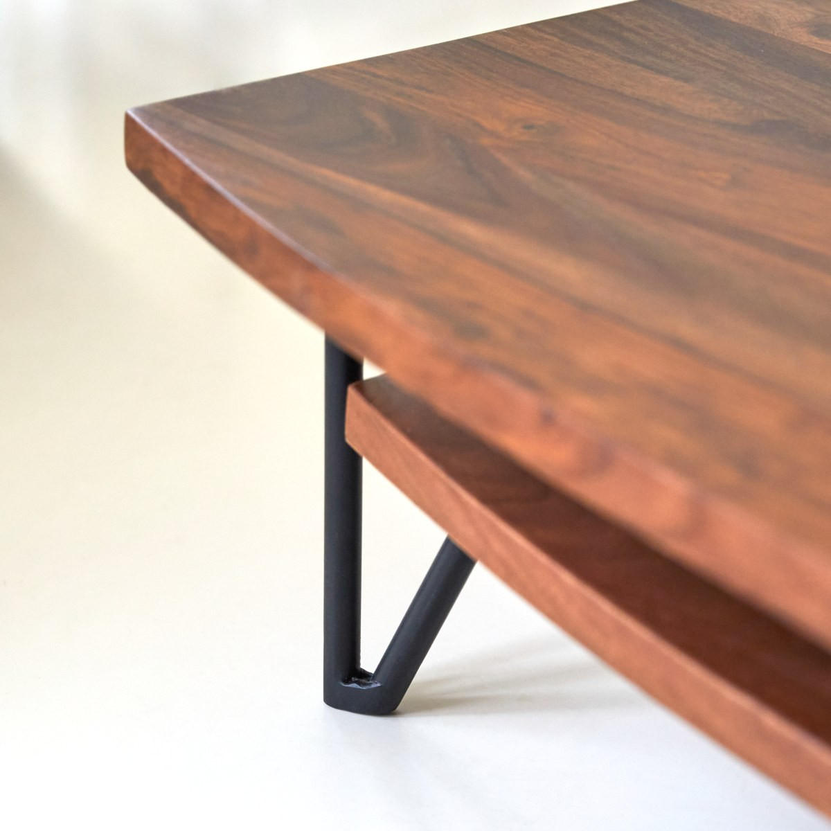 COUCHTISCH Bonnie Dunkelbraun aus Palisander - Dunkelbraun, Holz (60/110/25cm) - Tikamoon