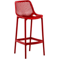 BARHOCKER Kunststoff Rot - Rot, Kunststoff (45/105/53cm) - CLP