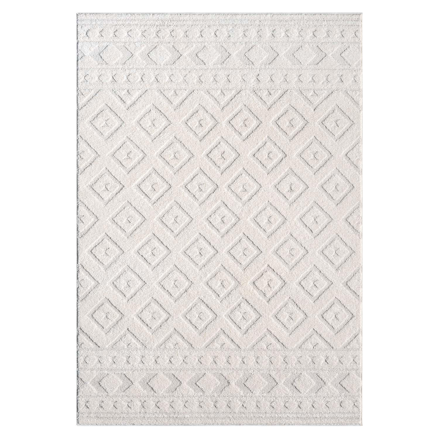 KURZFLOR-TEPPICH Lounge 9999 Creme 160x230 cm - Creme, Textil (160/230cm) - carpet city