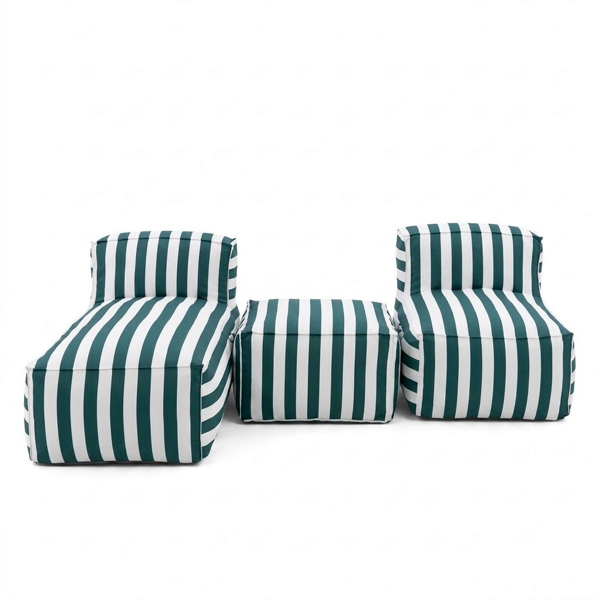 GARTENLOUNGE-SET SOFT SET 2 Grün - Grün, Textil - Muffo