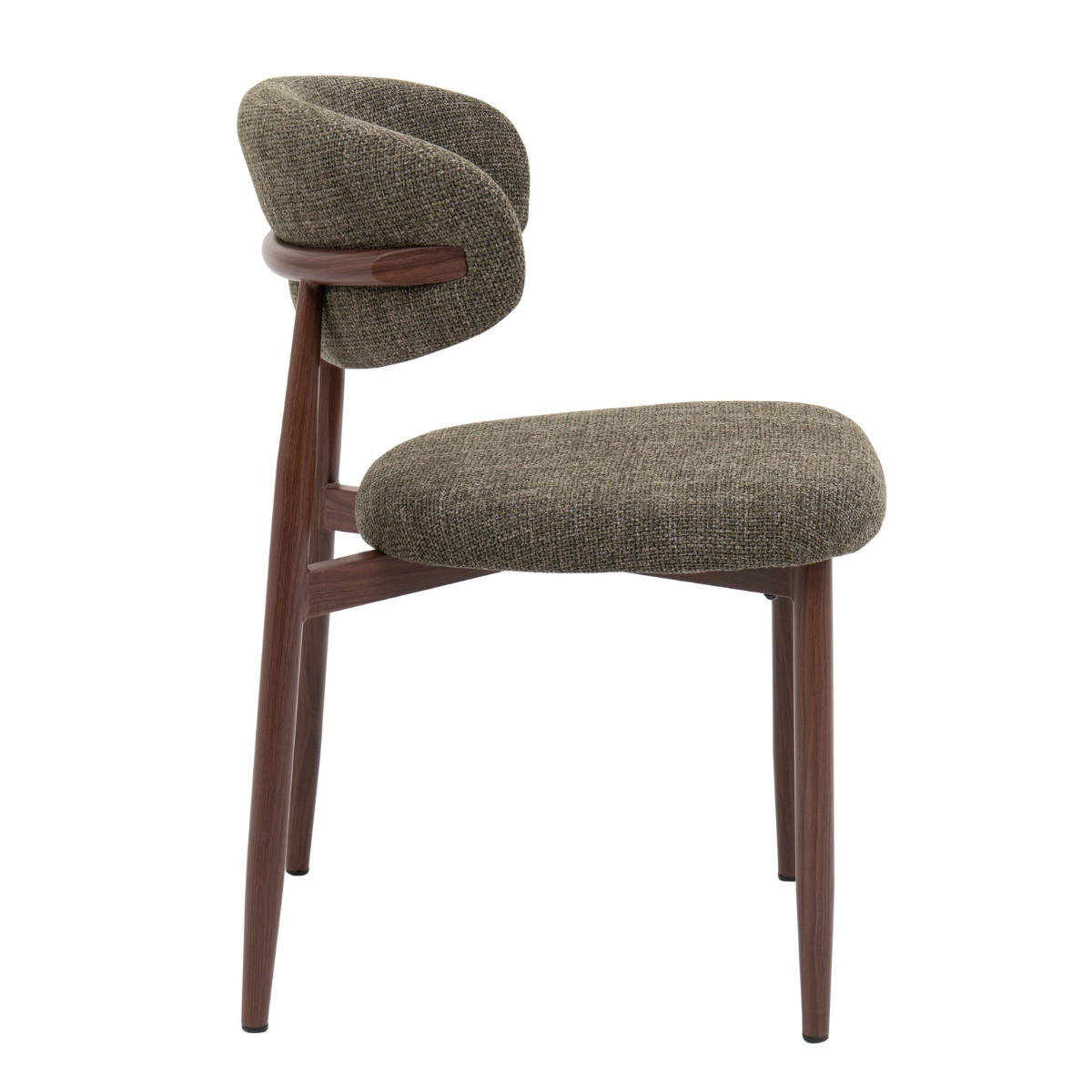 ESSZIMMERSTUHL 2er Set aus Stoff, grün - Grün, Textil (52/77/56cm) - Giga Meubel