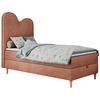BOXBETT FLOW 90/180 Hellrosa Velvet hydrophob - H3 - Hellrosa, Holz/Textil (90/180cm) - MKS