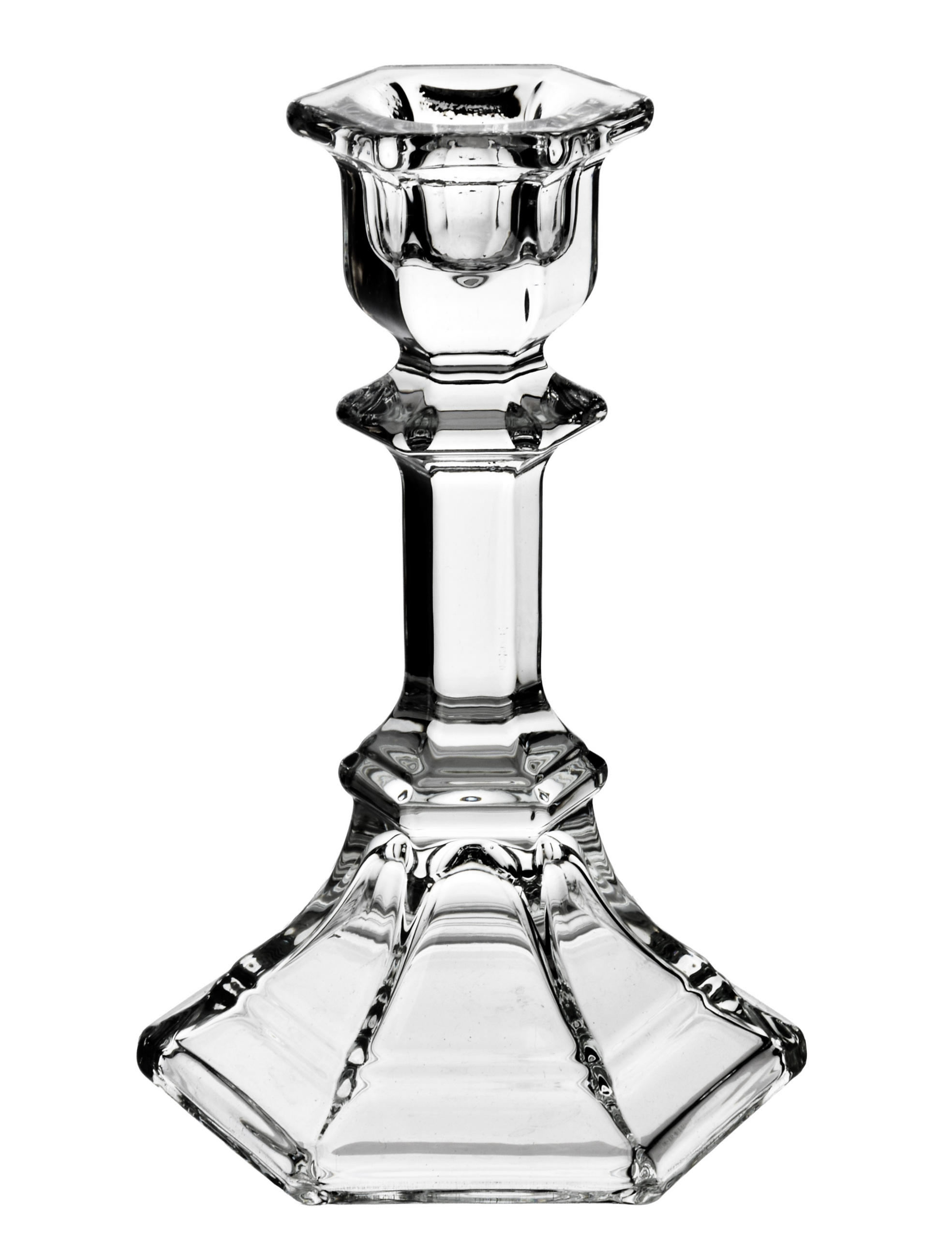 KERZENHALTER Patricia transparent 8.5/8.5/14.5 cm Glas - Transparent, Glas (8.5/14.5/8.5cm) - Mondex
