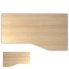 SCHREIBTISCHPLATTE 100/180/2,5 cm in Eichefarben - Eichefarben, Holzwerkstoff (100/180/2.5cm) - bümö