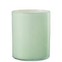 KERZENHALTER JADE - Glas - Grün - L - Mintgrün, Glas (15/18cm) - J-Line