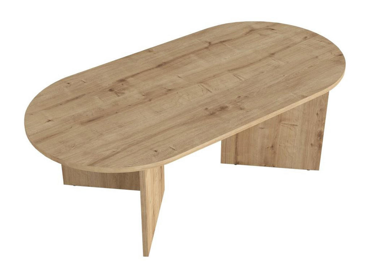 COUCHTISCH - Holzfarben hell - TOPANIA - Hellbraun, Holz (60/120/39.6cm) - Vente-Unique