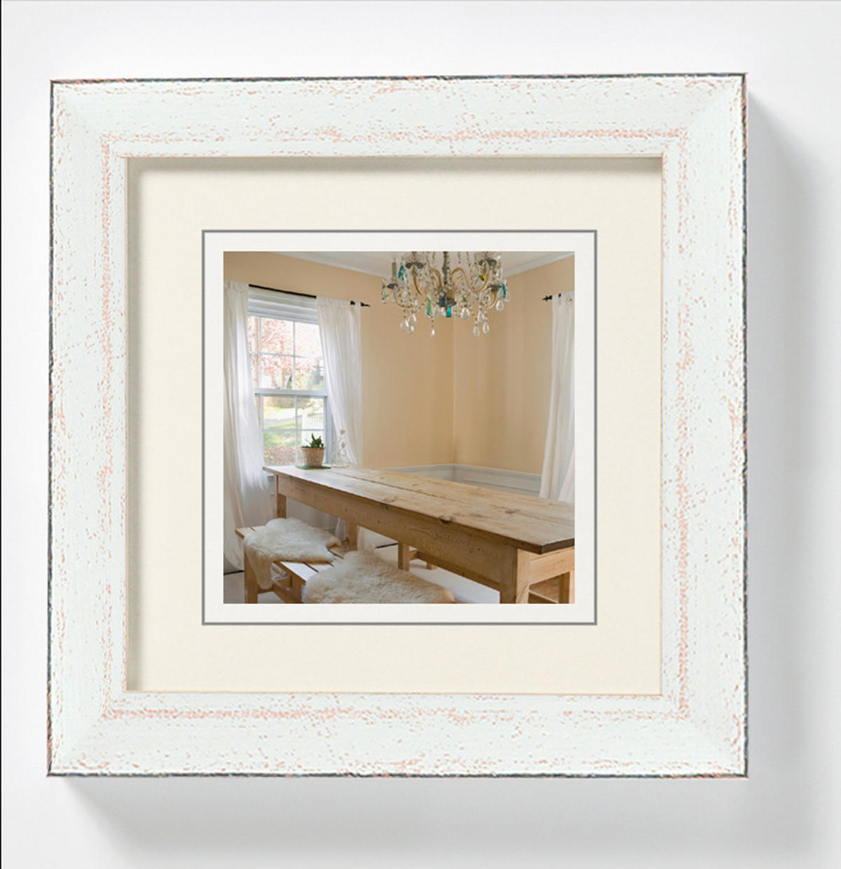 BILDERRAHMEN Peppers Holzrahmen 10x10 Silber - Silberfarben, Holzwerkstoff (12.5/12.5/1.5cm) - walther design