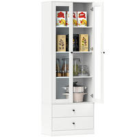HIGHBOARD DE-11171 2 Schubladen Weiß - Weiß, Holzwerkstoff (30/164/59cm) - ComfortXL